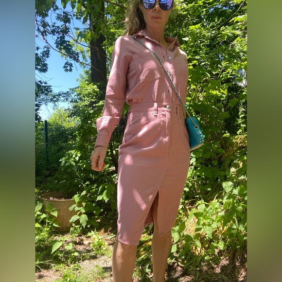 RAG & BONE All in One denim dress Sz M - Picture 10 of 15